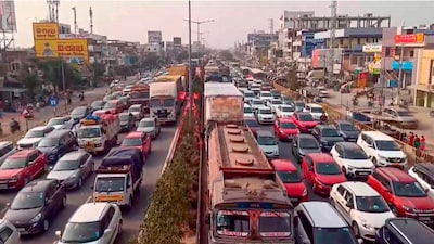 In the TomTom report, Hyderabad had figured at No. 8, with 55.5% congestion level and approximately 123 hours lost per commuter annually. (PTI/File)