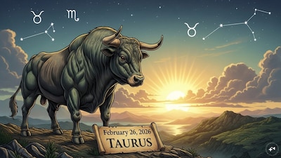 Taurus Horoscope today: Astrological predictions by Chirag Daruwalla for vrishabha rashi on February 26 2026. (AI generated image)