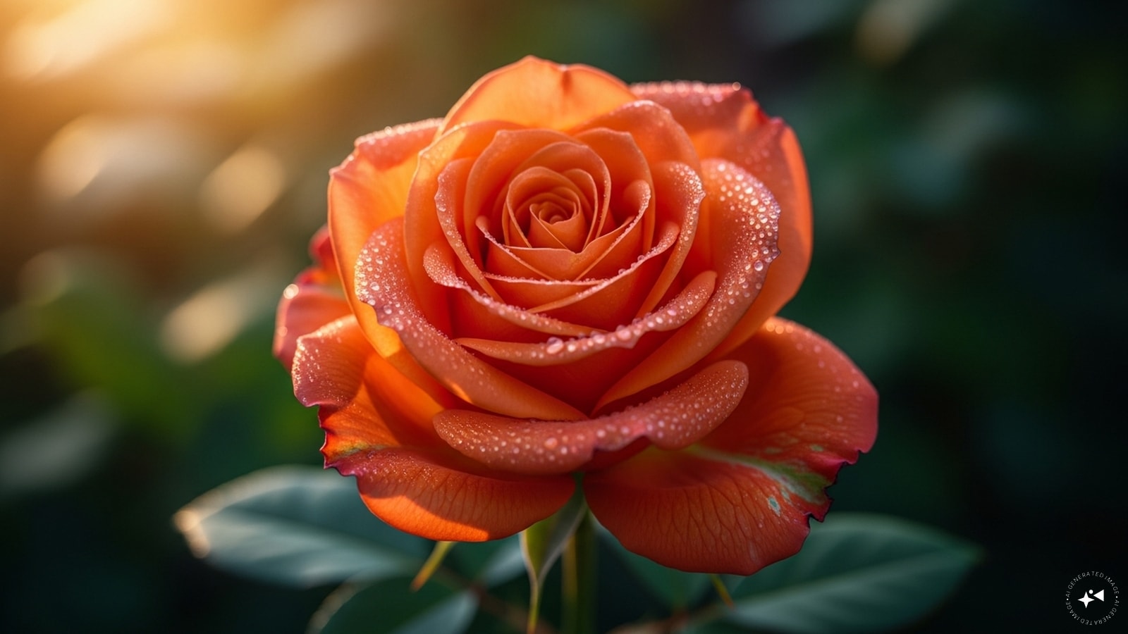  Orange Rose: A blend of red and yellow, orange roses symbolize enthusiasm, energy, and desire. They represent a bridge between friendship and romance. Give these to someone you are intensely proud of or someone who ignites a spark of excitement in you.