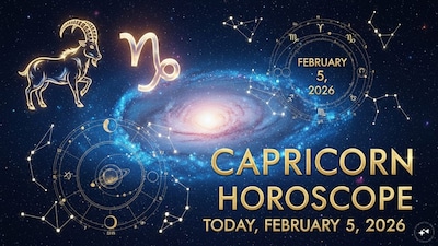 Capricorn Horoscope Today: Astrological predictions by Chirag Daruwalla for makara rashi on February 5, 2026. (AI generated image)