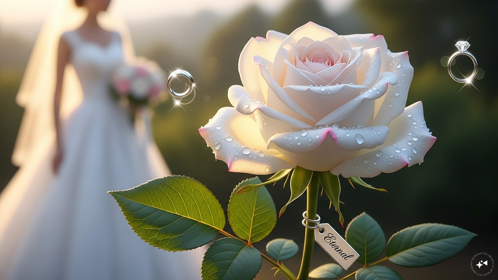 White Rose: Commonly associated with purity, innocence, and spirituality, white roses are often called "bride's roses." They represent a love that is loyal and eternal. They are also used to show respect or to honour a new, fresh start in life.