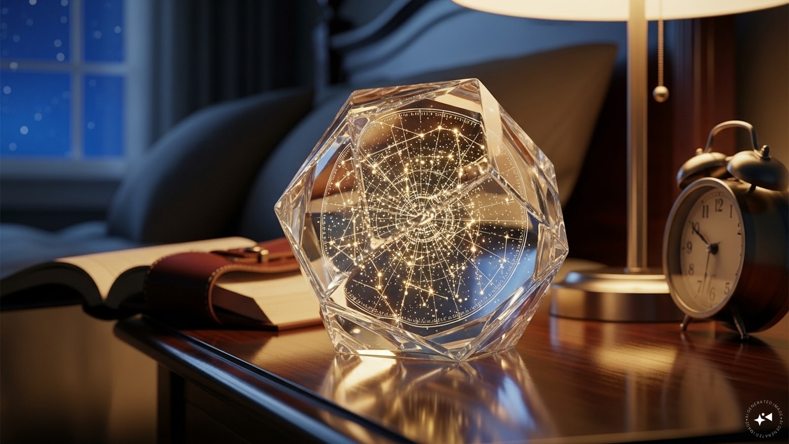 Map Of The Stars Sculpture: This 3D-printed crystal captures the exact alignment of the stars from the night you first met. It is a luminous, physical representation of the universe conspiring to bring you together, making for a sophisticated and deeply sentimental bedside keepsake.