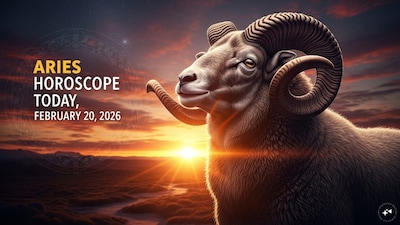 Aries Horoscope Today: Astrological predictions by Chirag Daruwalla for mesha rashi on February 20 2026. (AI generated image)