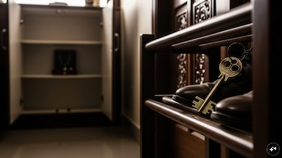 Bengaluru police commissioner Seemant Kumar Singh has warned residents against leaving their house keys in shoe racks or flower pots. (AI Generated)