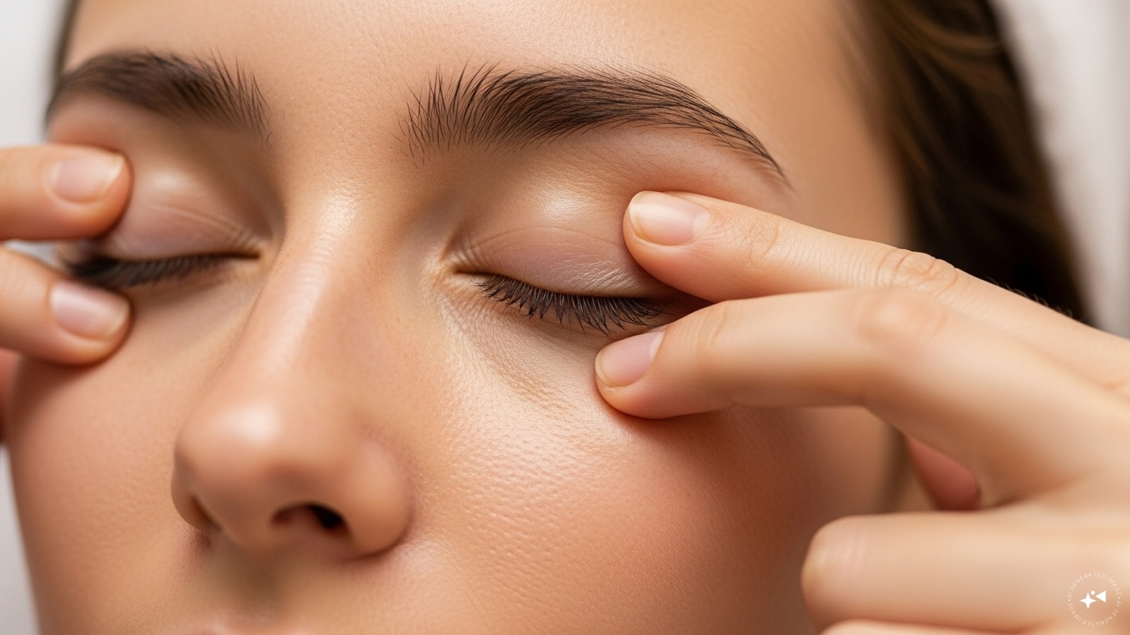 6. Step 5: Eye Area RefreshWith your ring fingers, lightly tap around the eye sockets in a circular motion. This reduces puffiness and stimulates lymphatic drainage. Be extra gentle here—the skin around your eyes is delicate.