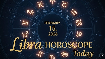 Libra Horoscope Today: Astrological predictions by Chirag Daruwalla for tula rashi on February 15, 2026. (AI-generated image)