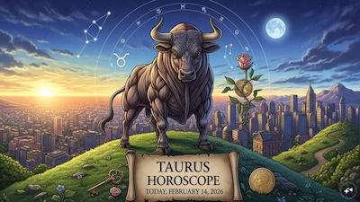 Taurus Horoscope today: Astrological predictions by Chirag Daruwalla for vrishabha rashi on February 14 2026. (AI generated image)