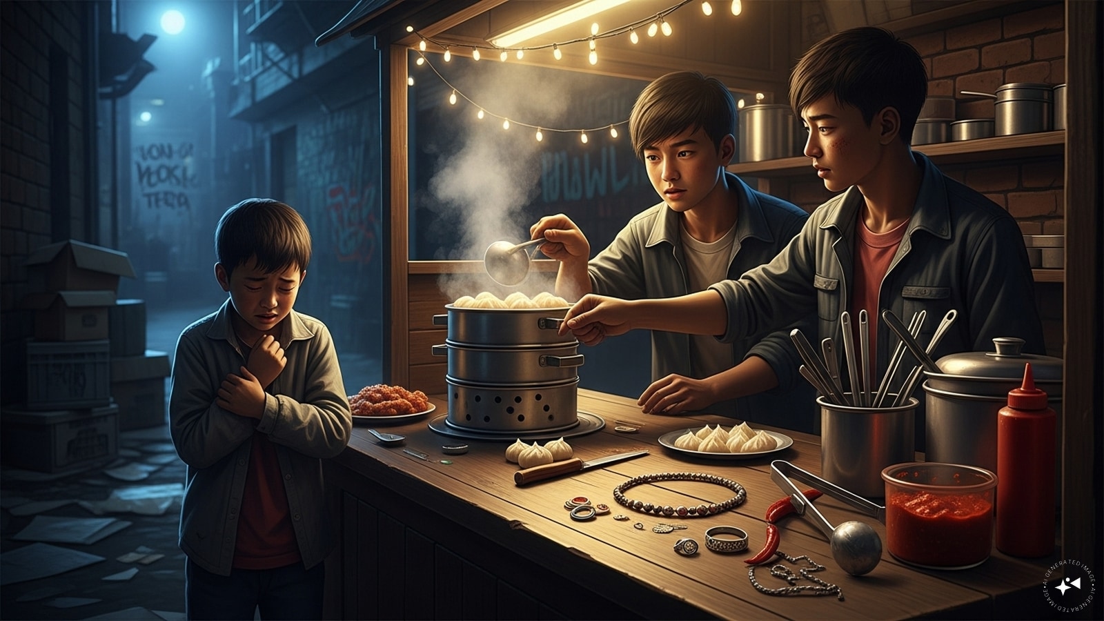 When interrogated, the minor revealed that he gave the jewelery to youths running a Momo stall at Dumri Shuraha on Deoria-Kasia Road.