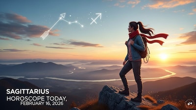 Sagittarius Horoscope Today: Astrological predictions by Chirag Daruwalla for dhanu rashi on February 16 2026. (AI generated image)