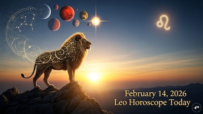 Leo Horoscope Today: Astrological predictions by Chirag Daruwalla for simha rashi on February 14 2026. (AI generated image) 