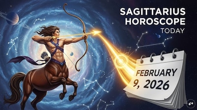 Sagittarius Horoscope Today: Astrological predictions by Chirag Daruwalla for dhanu rashi on February 9 2026. (AI generated image) 