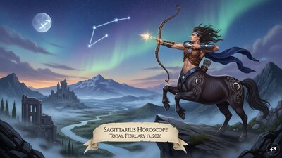 Sagittarius Horoscope Today: Astrological predictions by Chirag Daruwalla for dhanu rashi on February 13 2026. (AI generated image) 