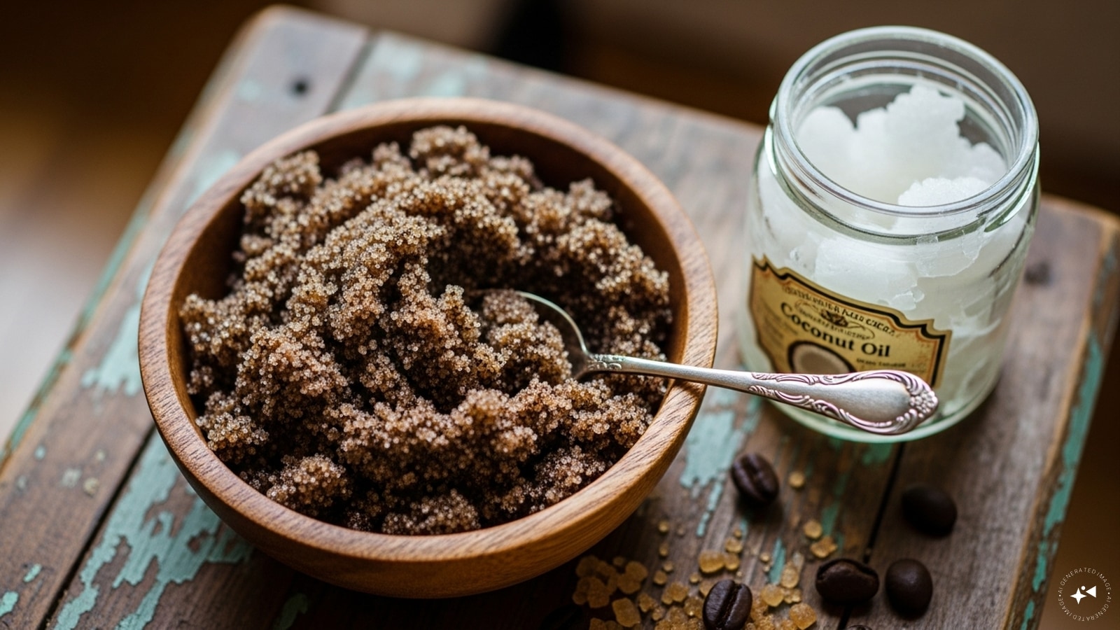 Coffee and Sugar Scrub: Coffee isn’t just for waking you up in the morning, it’s also a fantastic exfoliant. Mix two tablespoons of ground coffee with one tablespoon of sugar and a teaspoon of coconut oil. Massage this mixture onto your face in circular motions. The caffeine helps stimulate blood flow, while sugar removes dead skin cells, leaving your skin smooth and energized.