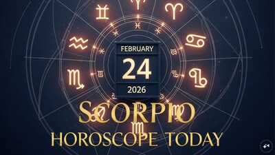 Scorpio Horoscope Today: Astrological predictions by Chirag Daruwalla for Vrishchika rashi on February 24, 2026. (AI-generated image)