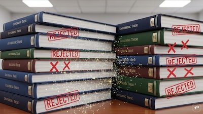 PhD aspirants are advised to write their theses themselves, give proper citations, and always run a Turnitin check. (AI Generated)