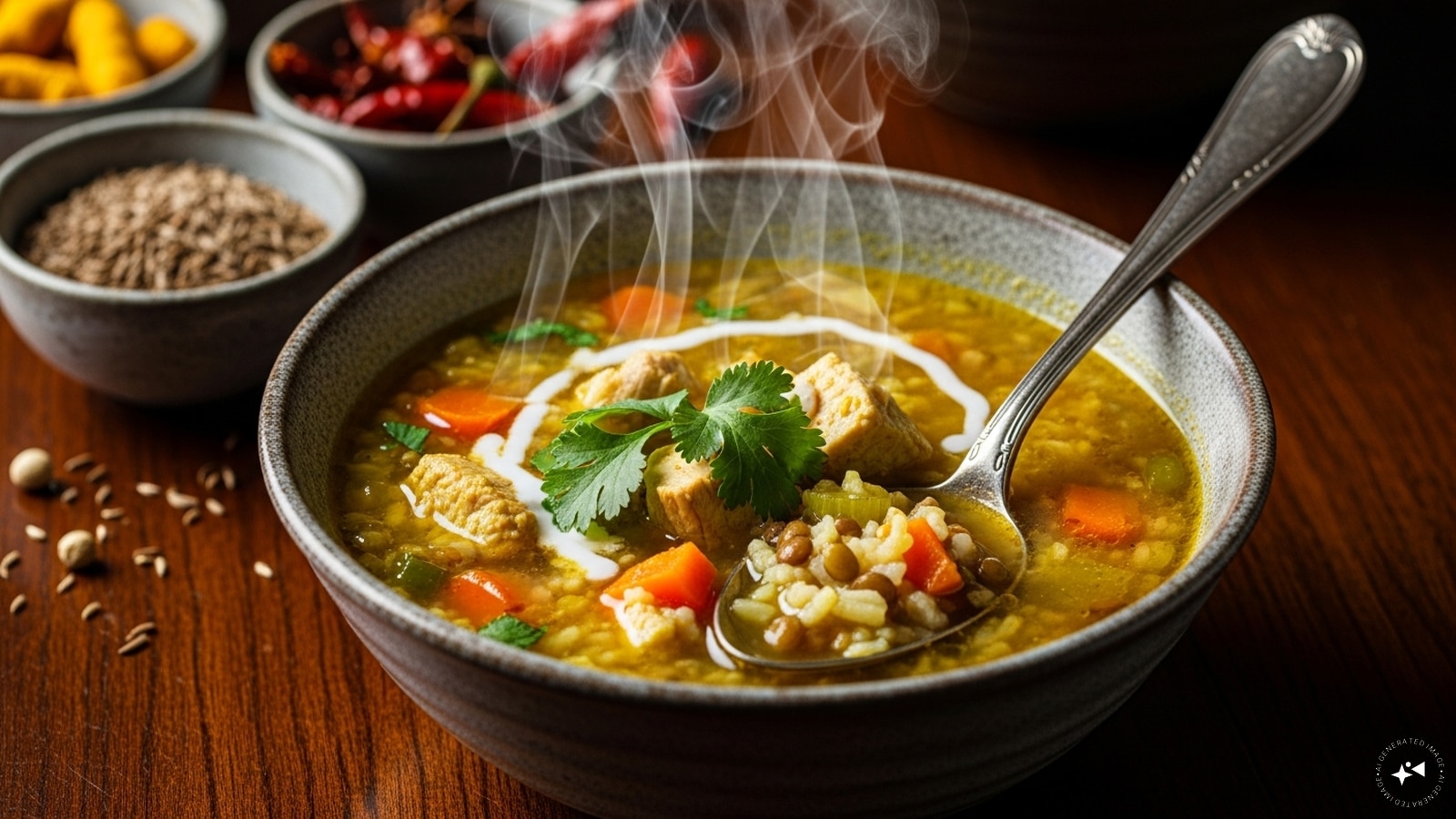 Mulligatawny Soup: Mulligatawny, meaning “pepper water” in Tamil, is one of the most famous Indian soups worldwide. Originally a South Indian dish, it was adapted during colonial times into a rich, spiced lentil soup. Vegetarian versions use red lentils and rice cooked with carrots, celery, tomatoes, and apples for a subtle sweetness. Coconut milk gives it a creamy texture, while spices like cumin, coriander, turmeric, and cinnamon infuse warmth. Served with naan or rice, mulligatawny is hearty enough to be a meal on its own. Its balance of protein, fiber, and healthy fats makes it both satisfying and nourishing. Mulligatawny Soup: Mulligatawny, meaning “pepper water” in Tamil, is one of the most famous Indian soups worldwide. Originally a South Indian dish, it was adapted during colonial times into a rich, spiced lentil soup. Vegetarian versions use red lentils and rice cooked with carrots, celery, tomatoes, and apples for a subtle sweetness. Coconut milk gives it a creamy texture, while spices like cumin, coriander, turmeric, and cinnamon infuse warmth. Served with naan or rice, mulligatawny is hearty enough to be a meal on its own. Its balance of protein, fiber, and healthy fats makes it both satisfying and nourishing.