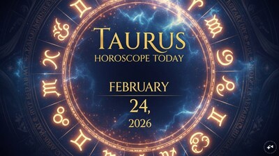 Taurus Horoscope today: Astrological predictions by Chirag Daruwalla for vrishabha rashi on February 24, 2026. (AI-generated image)