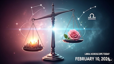 Libra Horoscope Today: Astrological predictions by Chirag Daruwalla for tula rashi on February 10 2026. (AI generated image) 