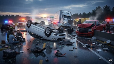 PM RAHAT offers cashless treatment up to ₹1.5 lakh for road accident victims, linked to digital platforms to ensure timely care and reduce preventable deaths in India. (AI Image)