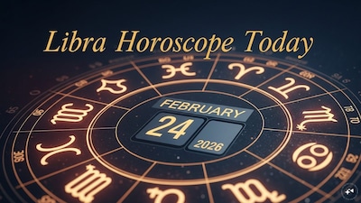 Libra Horoscope Today: Astrological predictions by Chirag Daruwalla for tula rashi on February 24, 2026. (AI-generated image)