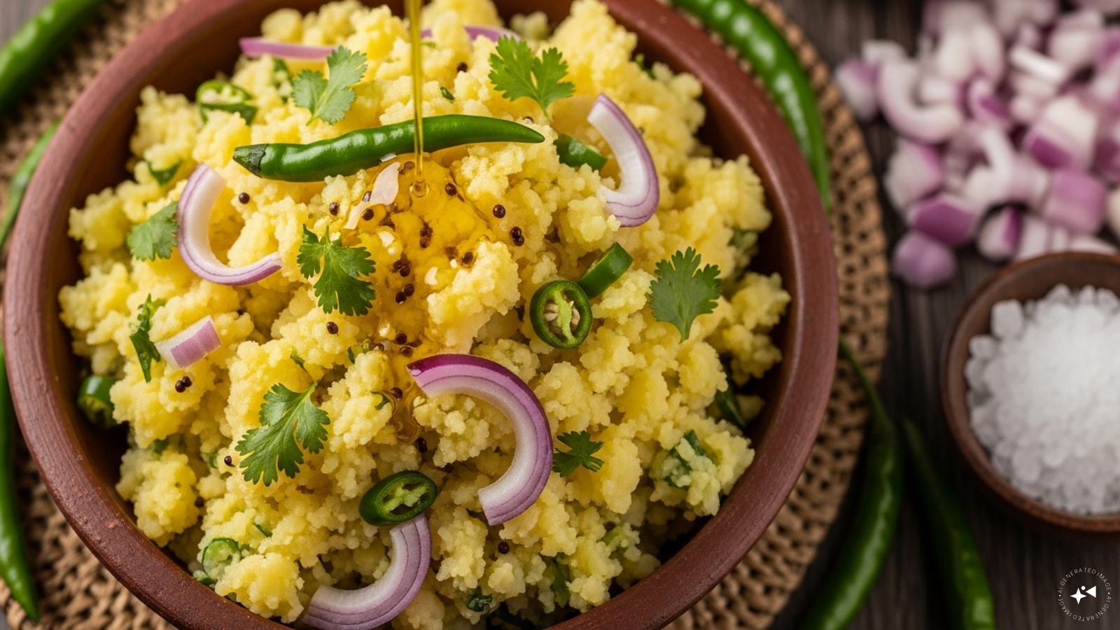 Bangunori Meti (Assam): This Assamese specialty features mashed potatoes mixed with mustard oil, chopped onions, green chilies, and a unique local touch—pitika style. It is often served as a side dish, providing a pungent, creamy contrast to a traditional Northeast Indian meal.