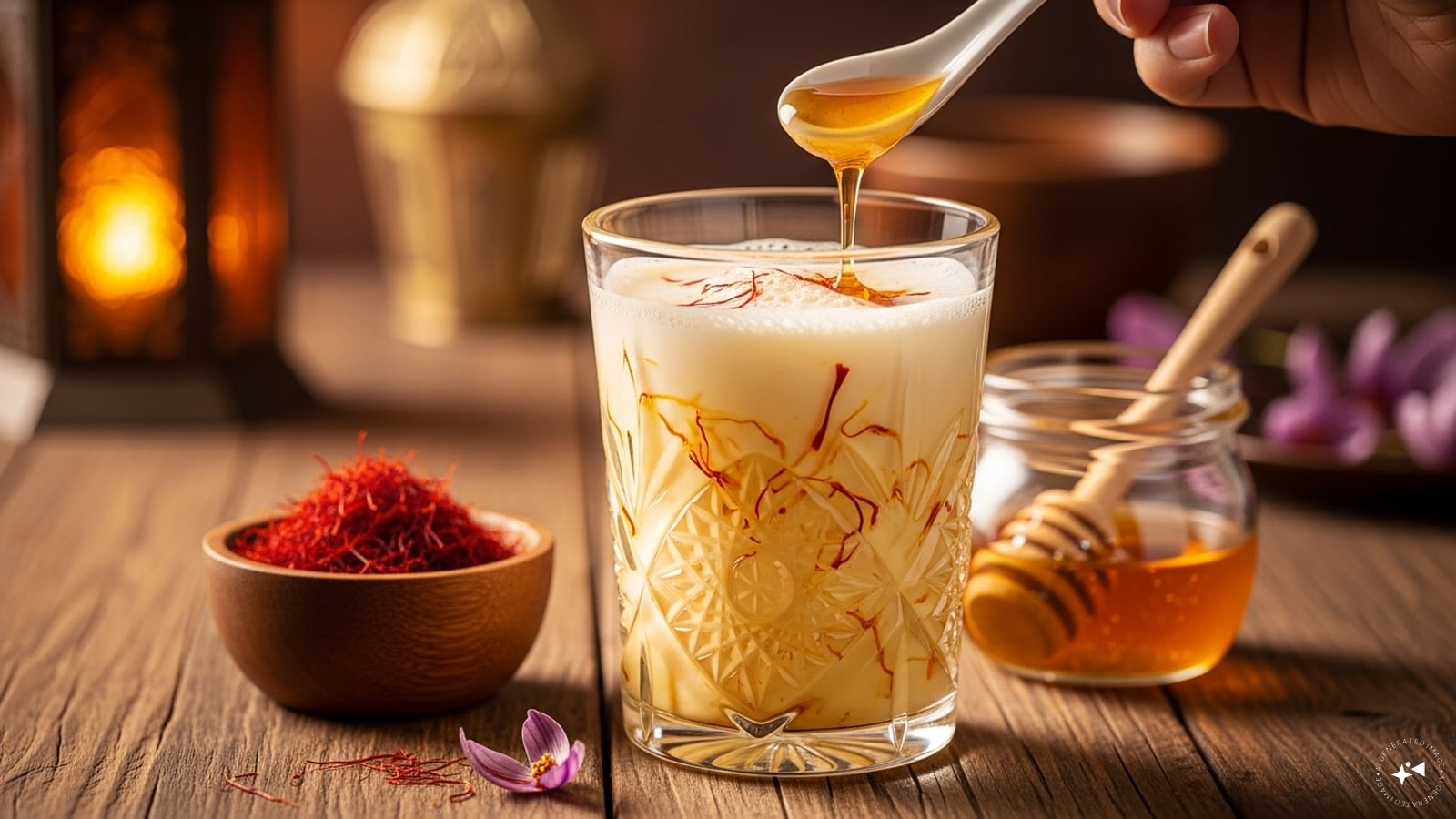  Saffron Milk: Warm or chilled, saffron milk combines milk with a few strands of saffron and a touch of honey or sugar. Rich in antioxidants, it calms the body, supports digestion, and adds a luxurious, aromatic note to your Iftar beverage menu.