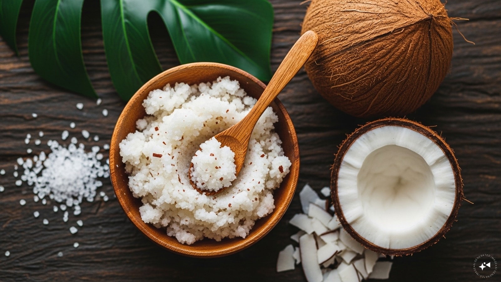 Coconut Oil and Sea Salt Scrub: For a more intense exfoliation, combine one tablespoon of sea salt with a teaspoon of coconut oil. This scrub is best for rough patches like elbows and knees, but it can also be used sparingly on the face. Coconut oil nourishes deeply, while sea salt sloughs off dead skin cells, revealing smoother skin underneath.