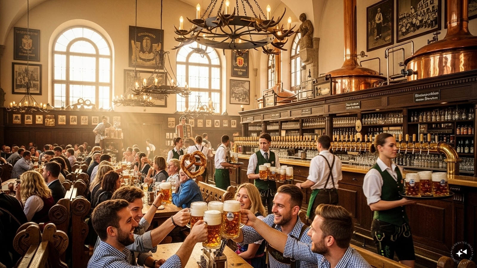 Munich is home to legendary beer halls, including centuries-old establishments still operating today. Only a handful of official breweries are allowed to serve beer at the city’s famous festival, maintaining authenticity. The brewing techniques, recipes and even serving style are carefully preserved.