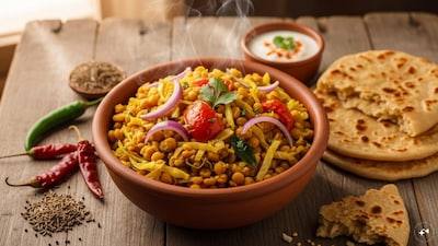 Cabbage And Chana Dal (Bihar/ Uttar Pradesh): In this hearty preparation, cabbage is cooked alongside soaked chana dal (split chickpeas). The lentils add a nutty texture and earthy flavor, while a base of onions, tomatoes, and basic spices creates a filling dish often enjoyed with thick parathas.