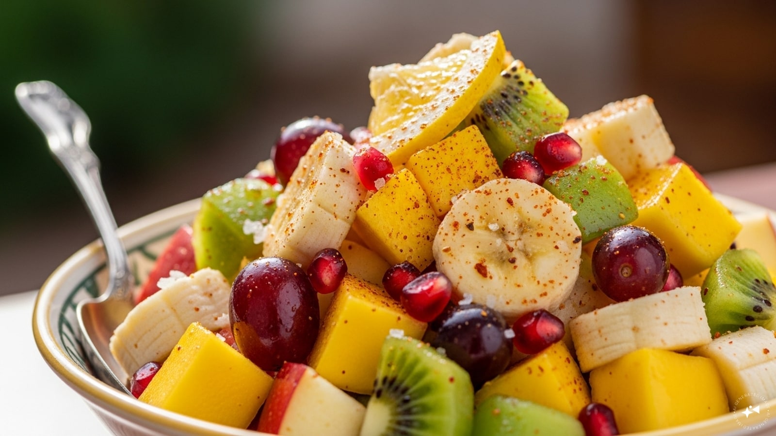 Fruit Chaat: A colourful mix of chopped seasonal fruits tossed with lemon juice, chaat masala, and a pinch of salt makes a refreshing snack. Fruit chaat hydrates, replenishes essential vitamins, and stimulates your appetite without being heavy on the stomach.