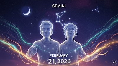 Gemini Horoscope today: Astrological predictions by Chirag Daruwalla for mithuna rashi on February 21 2026. (AI generated image)