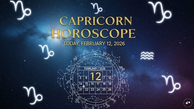 Capricorn Horoscope Today: Astrological predictions by Chirag Daruwalla for makara rashi on February 12, 2026. (AI generated image)