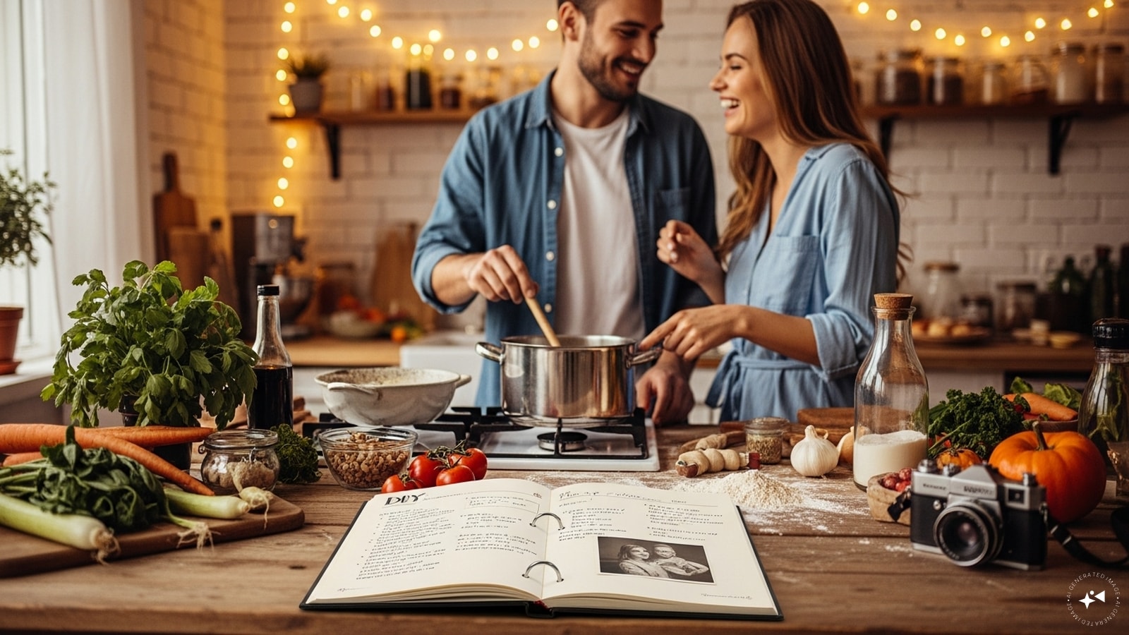 For food-loving couples, a DIY recipe book can be surprisingly romantic. Compile recipes you’ve cooked together or meals you associate with special moments. Add notes about when you first made the dish or why it matters. Over time, this book can grow, becoming a shared tradition rather than just a one-time gift.