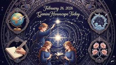Gemini Horoscope today: Astrological predictions by Chirag Daruwalla for mithuna rashi on February 26 2026. (AI generated image)