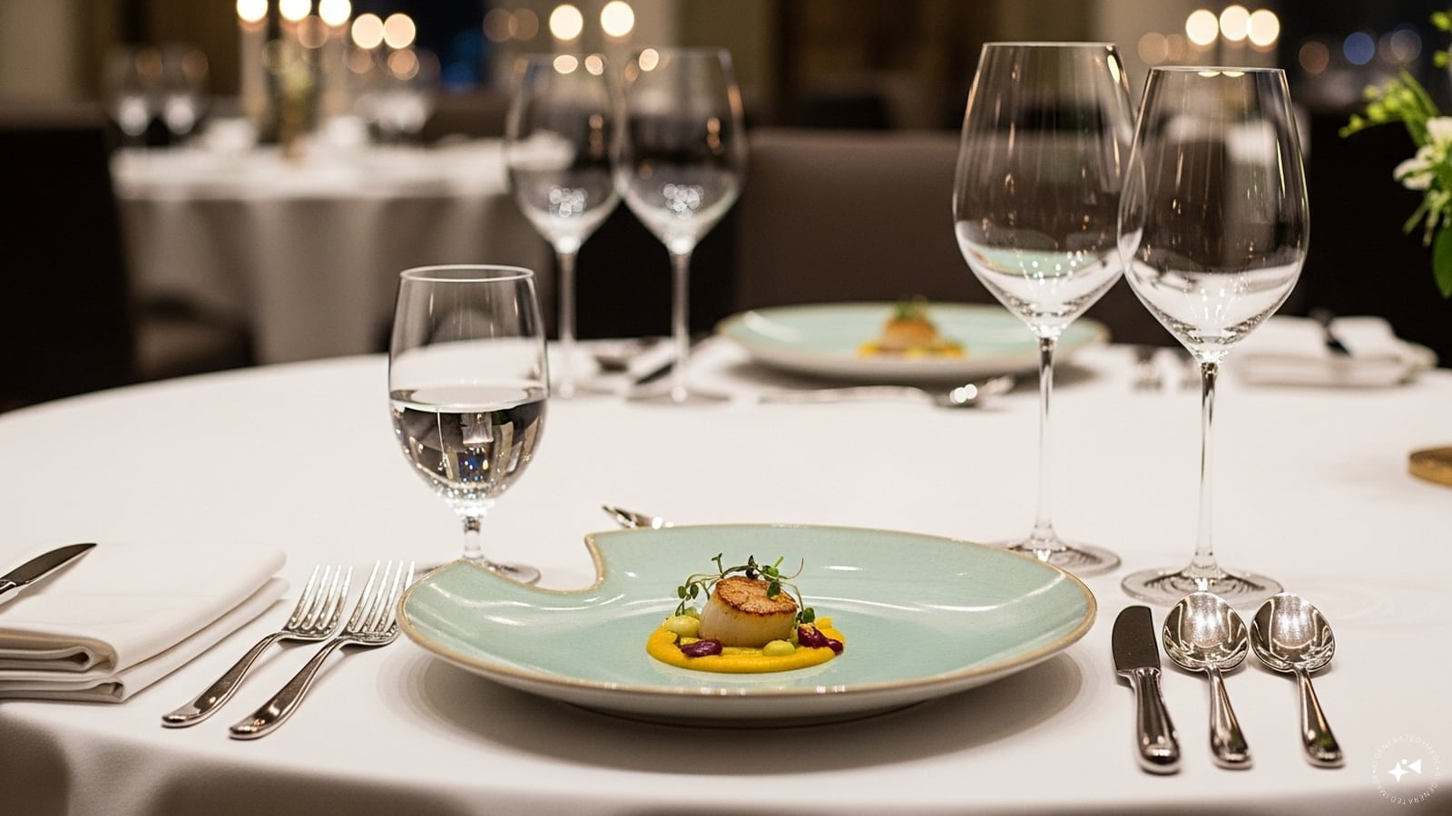 Elegant Tableware: Invest in beautiful plates, glasses, and cutlery to elevate the dining experience. Coordinating colours or subtle patterns create a cohesive look. Even everyday items can feel special with thoughtful arrangement and attention to detail.