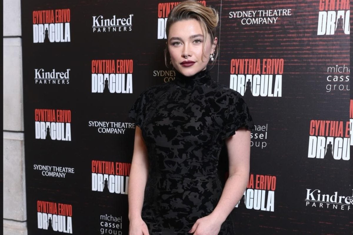 Florence Pugh Channels Gothic Glam At Dracula’s West End Opening Night In London