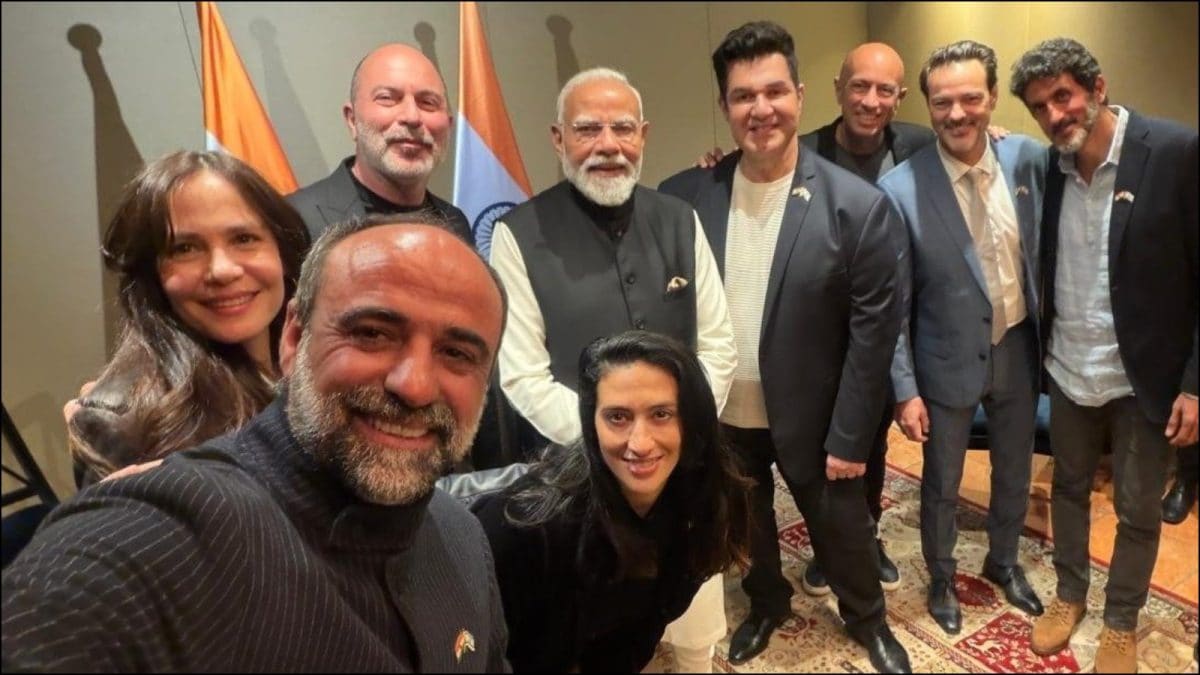 'No Undercover Work Needed': PM Modi Takes A Selfie With Stars Of Israeli TV Series 'Fauda'
