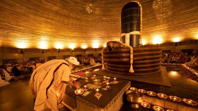Maha Shivaratri celebrations at Isha Yoga Centre this year will take place on February 15. (Image: ishafoundation/X, formerly Twitter)