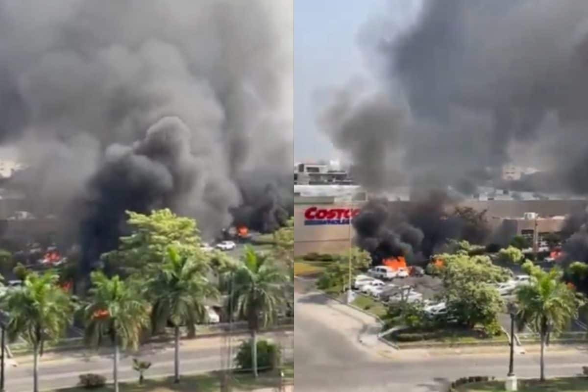 Vehicles Torched, Airport Attacked As Cartel Gunmen Rampage Across Mexico After El Mencho’s Killing | Videos