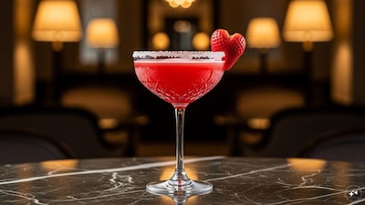 Valentine’s Day is all about indulgence, intimacy, and little gestures that make the heart skip a beat. While roses and chocolates may be the traditional tokens of affection, this year you can elevate the celebration with a drink that’s as romantic as it is refreshing. Crafted by Nibaran Mandal, Sr. F&B Supervisor at Deltin Suites, Goa, Frosted Love Bites is a decadent frozen mocktail designed to capture the essence of love in every sip. (Image: AI-Generated)