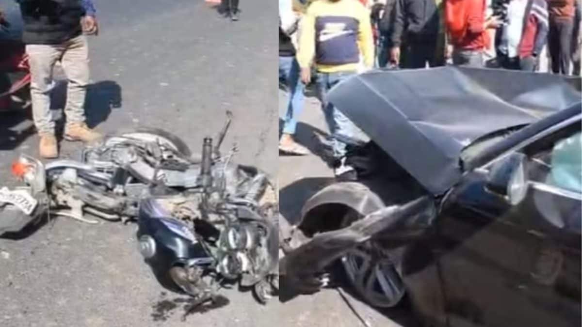 Father, Son Among 3 Dead After Speeding Audi Rams Motorcycle In Madhya Pradesh