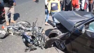 Father, Son Among 3 Dead After Speeding Audi Rams Motorcycle In Madhya ...