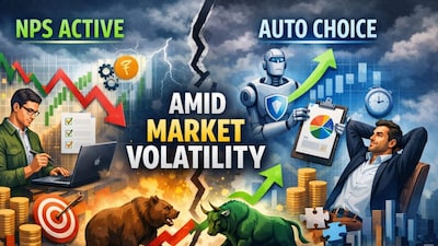 Choosing between control and convenience: NPS Active vs Auto Choice during market volatility.