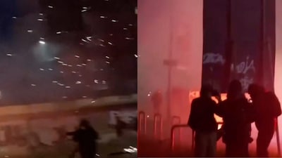 Anti-olympics protest in Milan (Credits: X)