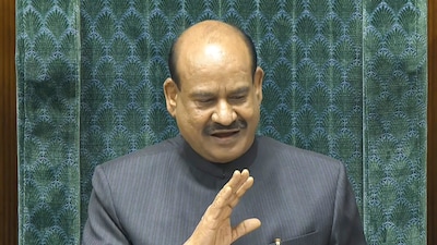 File photo of Lok Sabha Speaker Om Birla. (Image: PTI)