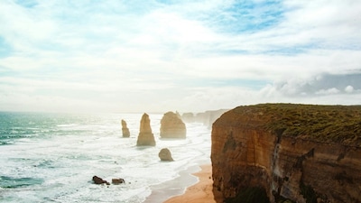 A Scenic View of the Twelve Apostles in Victoria, Australia