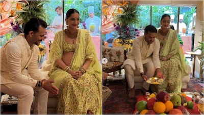 Anshula Kapoor has given a sneak-peek inside Sonam Kapoor’s godh bharai 