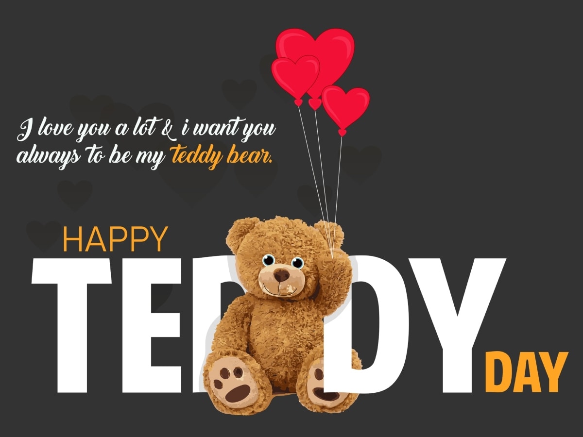 Happy Teddy Day Images: Share adorable teddy images to express love, comfort and sweet Valentine’s Week vibes. (Image: Shutterstock)