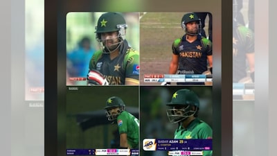 Umar Akmal took shots at Babar Azam's innings against England in Super 8 encounter in the T20 World Cup 2026. (X screengrab)