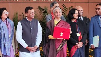 FM Nirmala Sitharaman presents the Union Budget 2026.